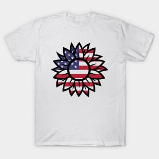 PATRIOTIC SUNFLOWER T-Shirt